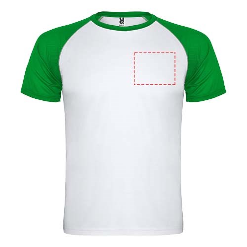 Indianapolis Sport T-Shirt für Kinder weiss, farngrün