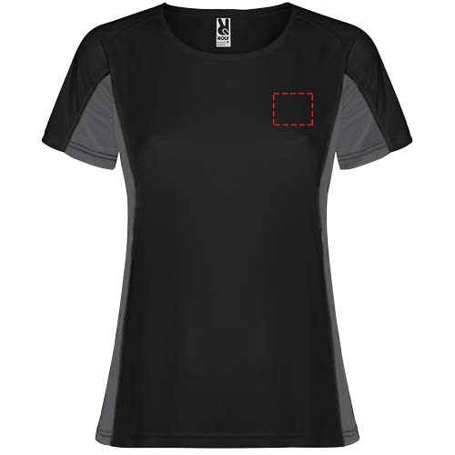 Shanghai Sport T-Shirt für Damen schwarz, Dark Lead