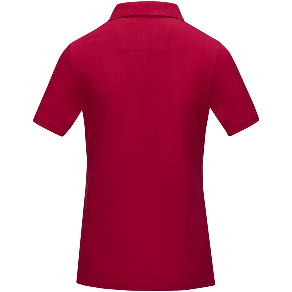 Graphite Poloshirt aus Bio-Baumwolle für Damen rot