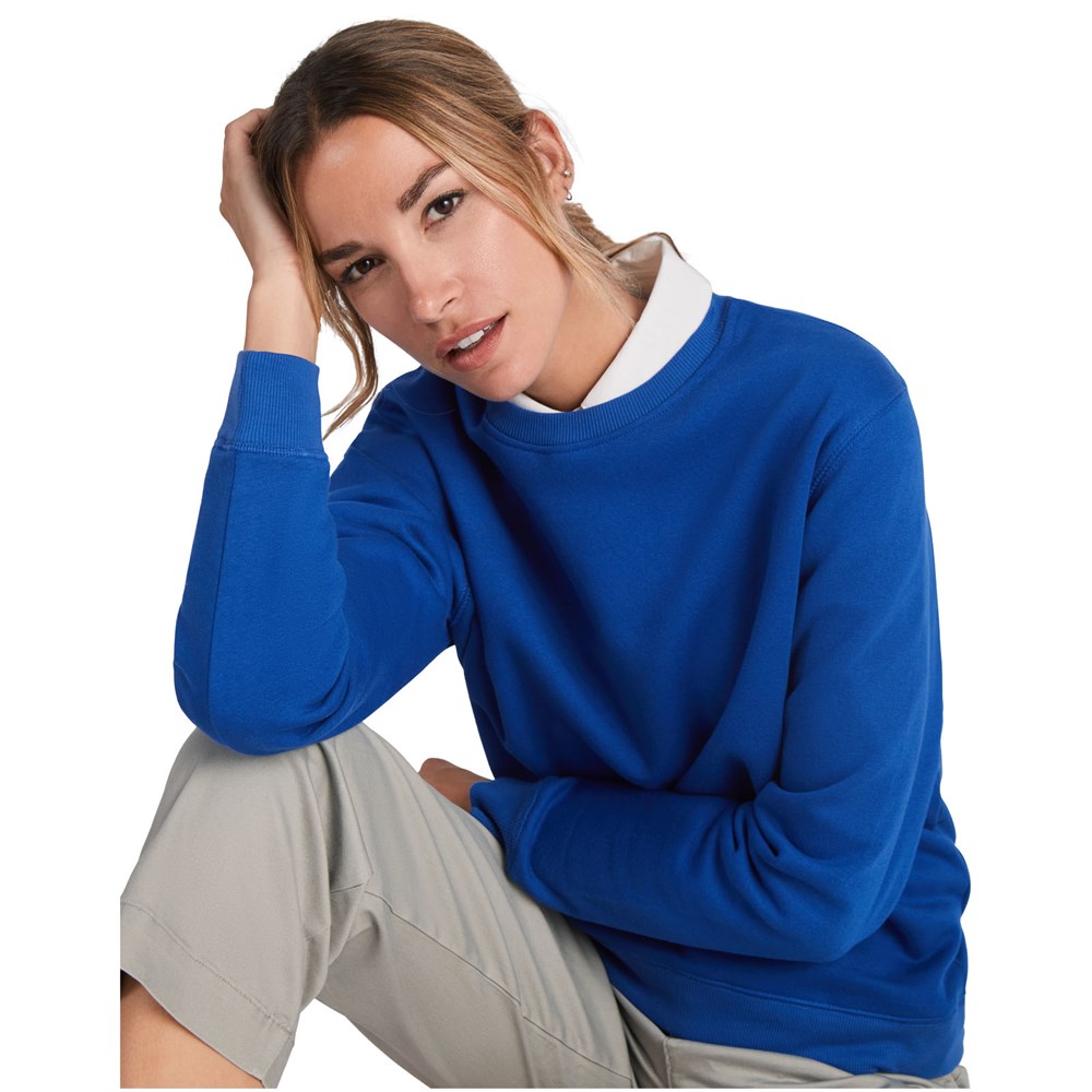 Batian Sweatshirt mit Rundhalsausschnitt aus Bio-Baumwolle Unisex schwarz