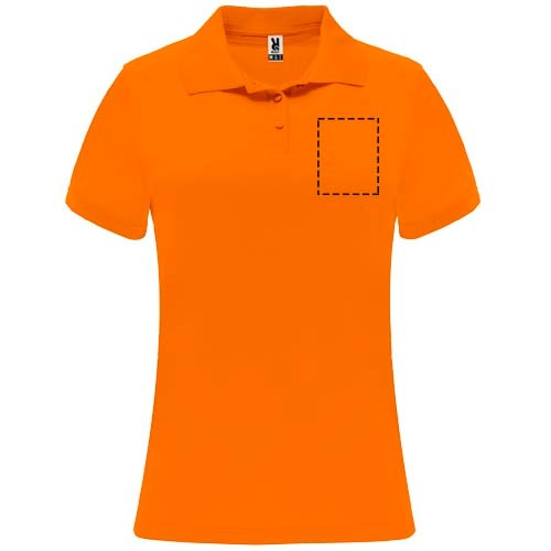 Monzha Sport Poloshirt für Damen Fluor Orange