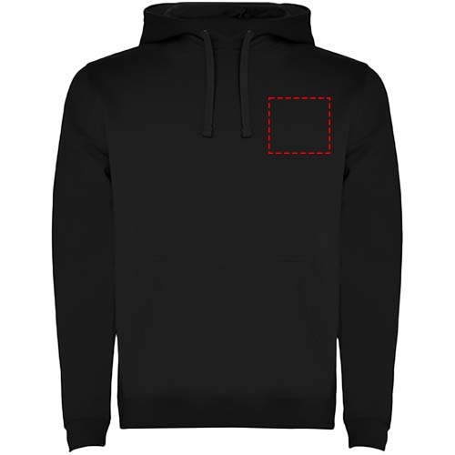 Urban Kapuzenpullover für Herren schwarz