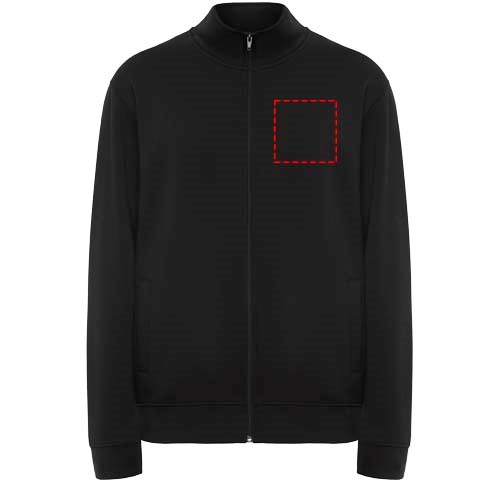 Ulan Sweatjacke Unisex schwarz