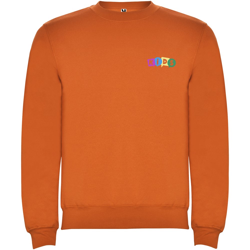 Clasica Sweatshirt mit Rundhalsausschnitt für Kinder orange