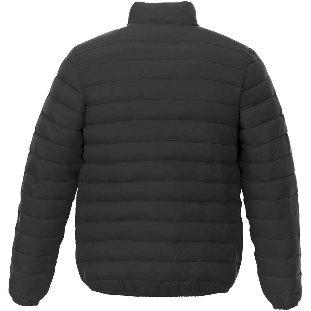 Athenas recycelte wattierte Jacke für Herren schwarz