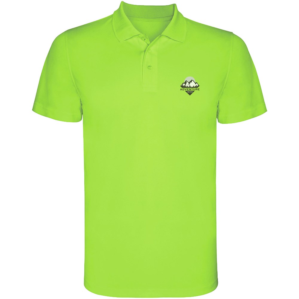 Monzha Sport Poloshirt für Kinder limone