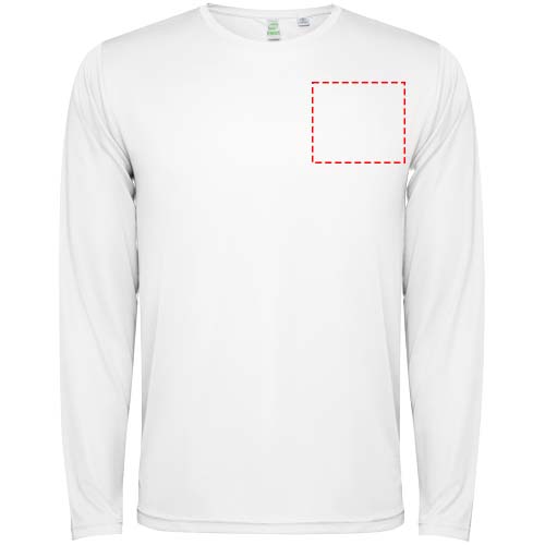 Estoril Langarm-Shirt für Kinder weiss