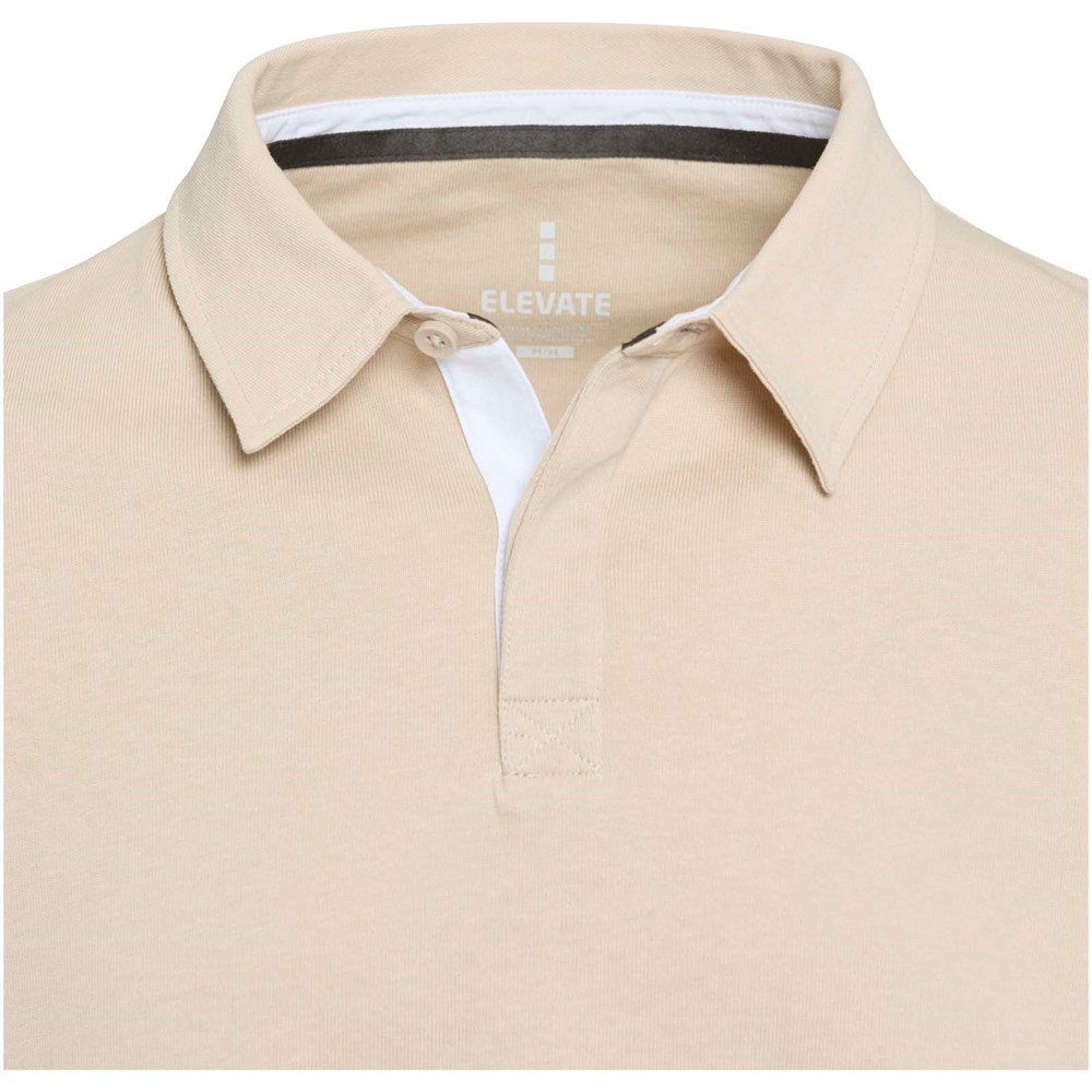 Clyde Rugby Polo Sweatshirt Unisex Oatmeal