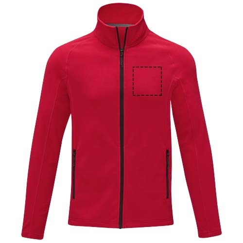 Zelus Fleecejacke für Herren rot