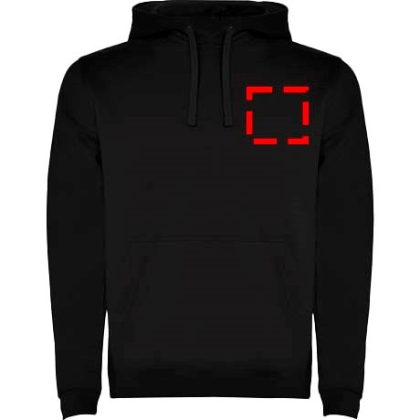 Urban Kapuzenpullover für Herren schwarz