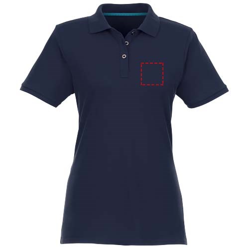 Beryl Poloshirt aus Bio-Recyclingmaterial für Damen navy