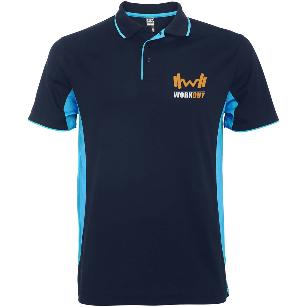 Montmelo Sport Poloshirt Unisex Navy Blue, himmelblau