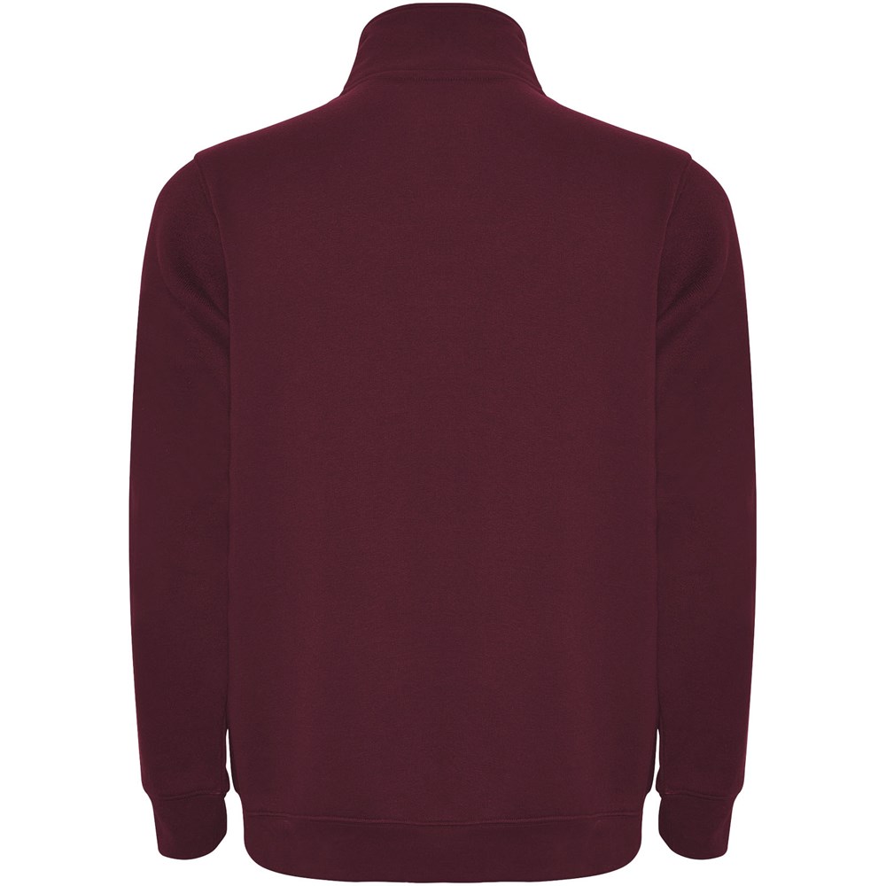 Aneto Pullover mit Viertelreissverschluss Garnet