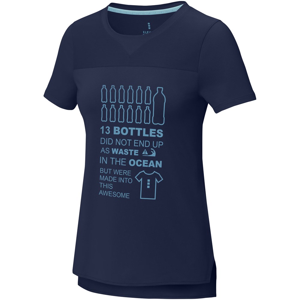 Borax Cool Fit T-Shirt aus recyceltem GRS Material für Damen navy