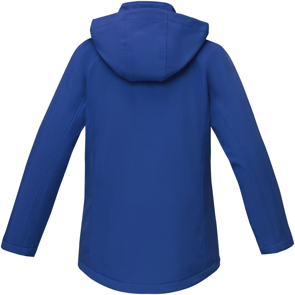 Notus wattierte Softshell Damenjacke blau