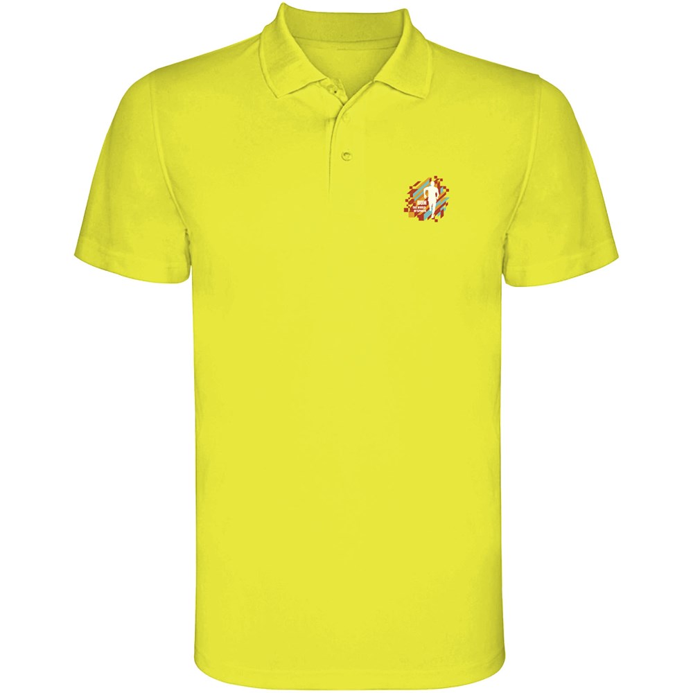 Monzha Sport Poloshirt für Kinder Fluor Yellow