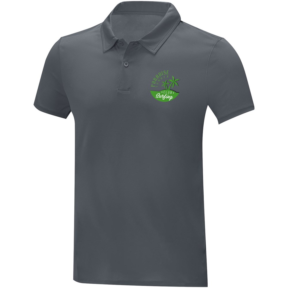 Deimos Poloshirt cool fit mit Kurzärmeln für Herren storm grey