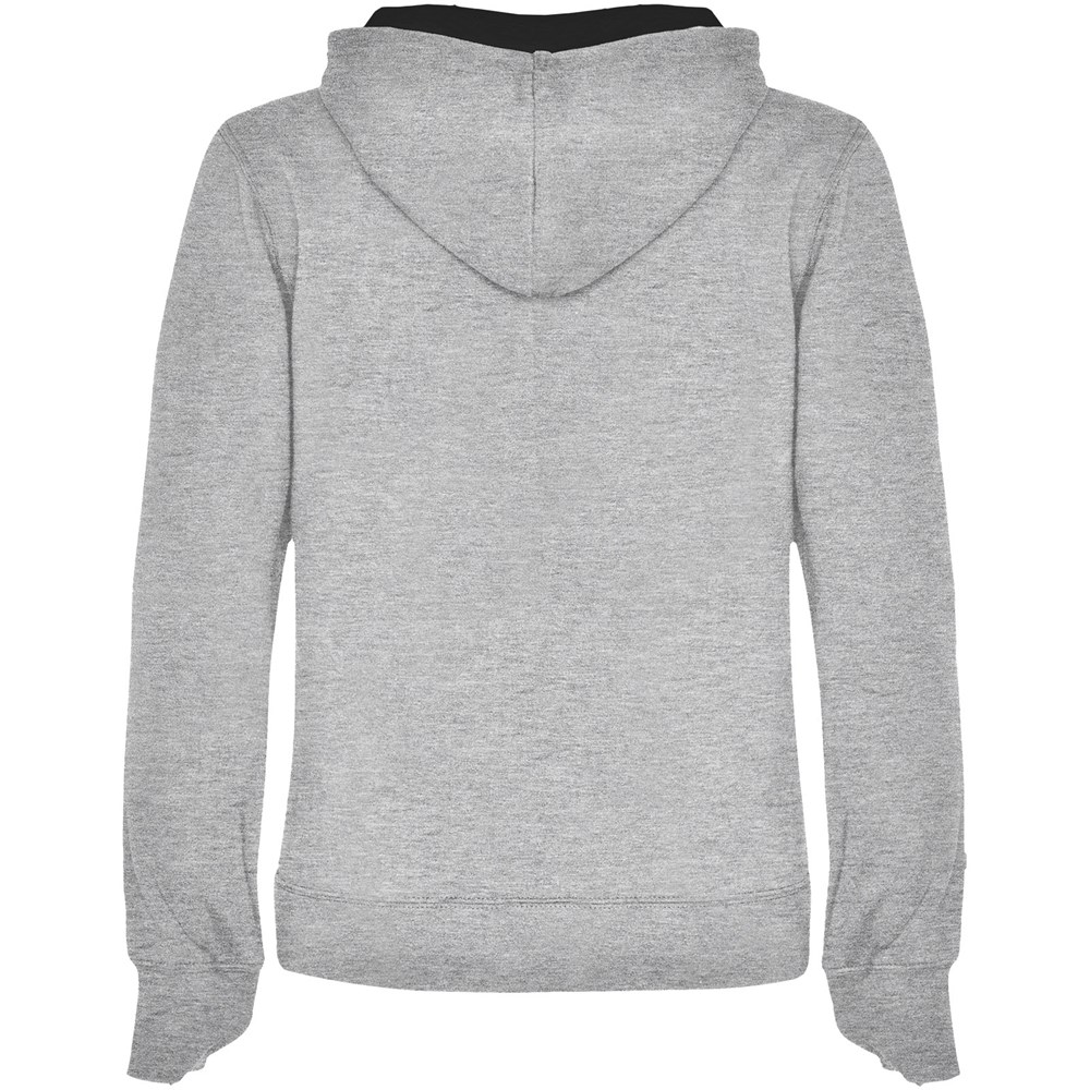 Urban Kapuzenpullover für Damen Marl Grey, schwarz