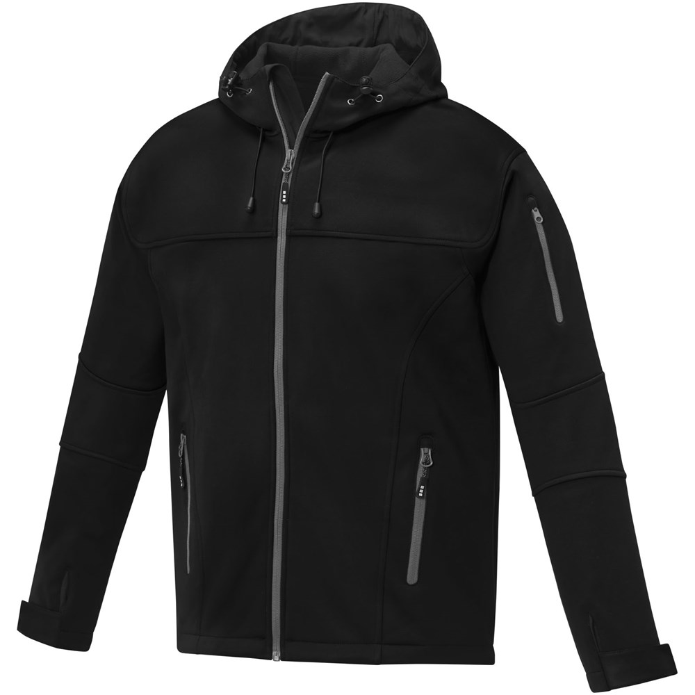 Match Softshelljacke für Herren schwarz