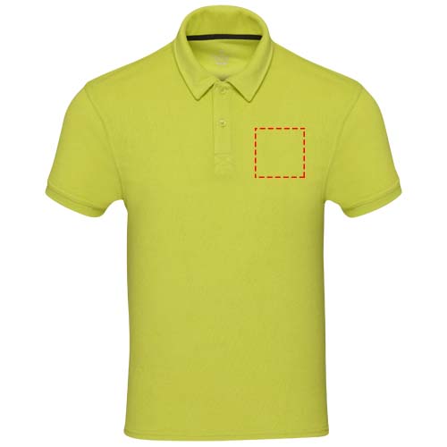 Akoya Poloshirt aus recyceltem Frottee Unisex limone
