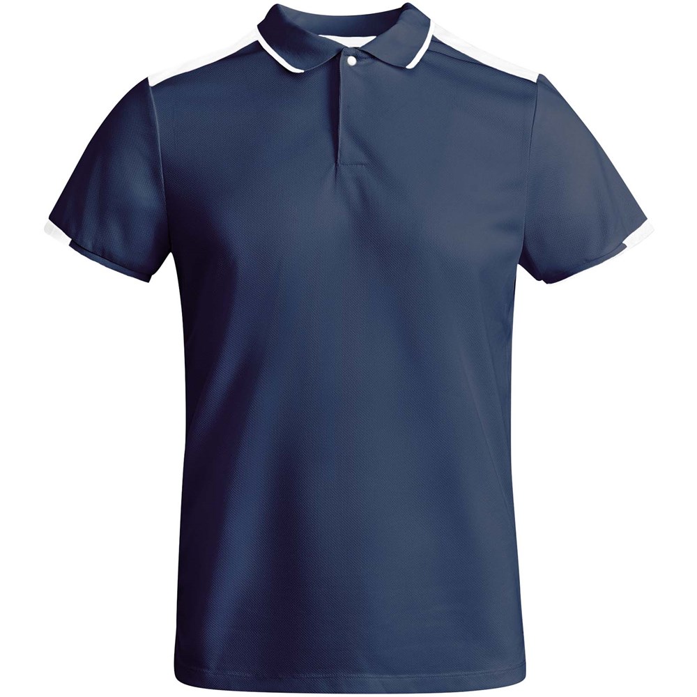 Tamil Sport Poloshirt für Kinder Navy Blue, weiss