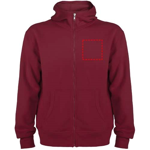 Montblanc Kapuzensweatjacke Unisex Garnet