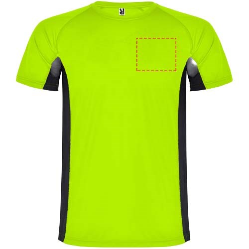 Shanghai Sport T-Shirt für Herren Fluor Green, schwarz