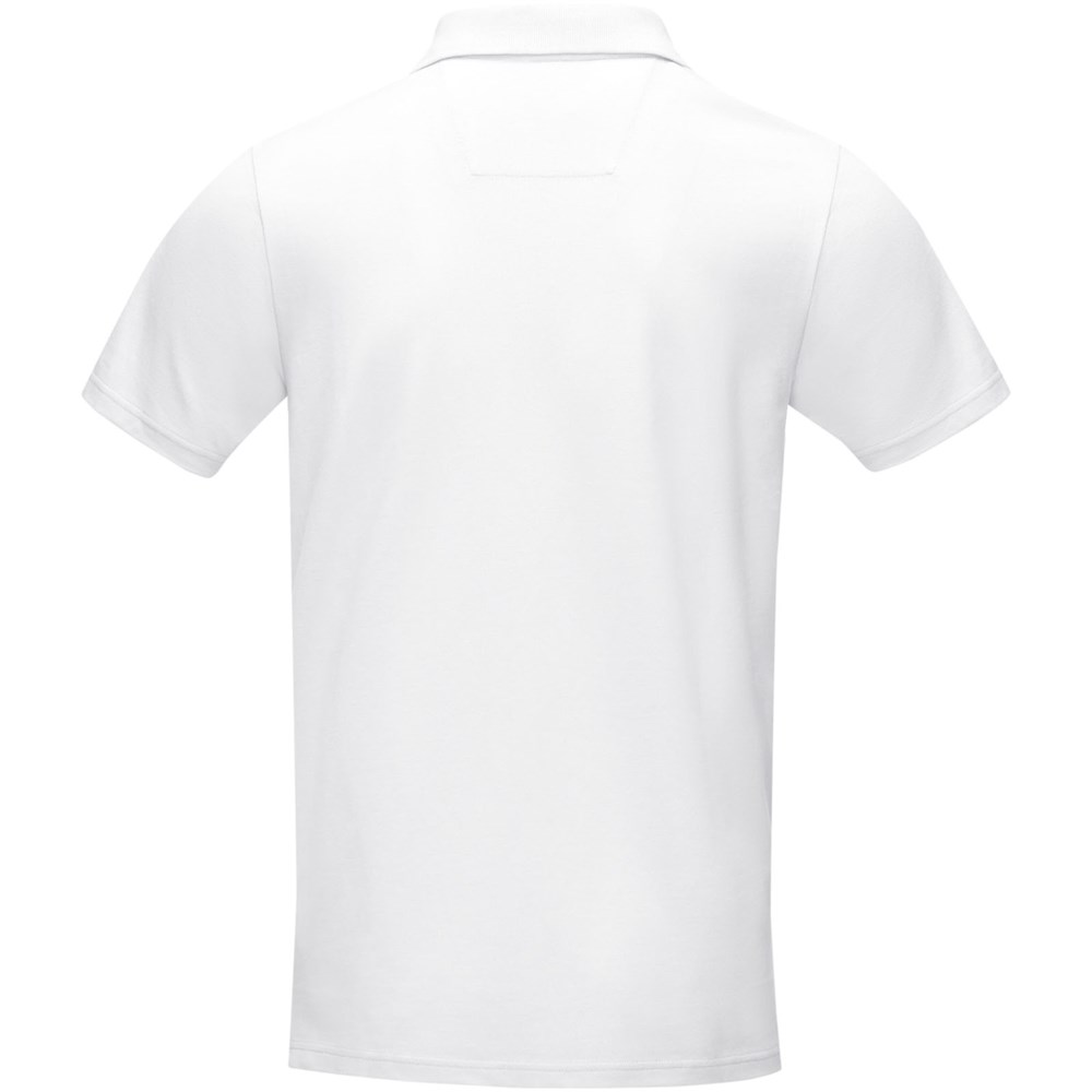 Graphite Poloshirt aus Bio-Baumwolle für Herren weiss