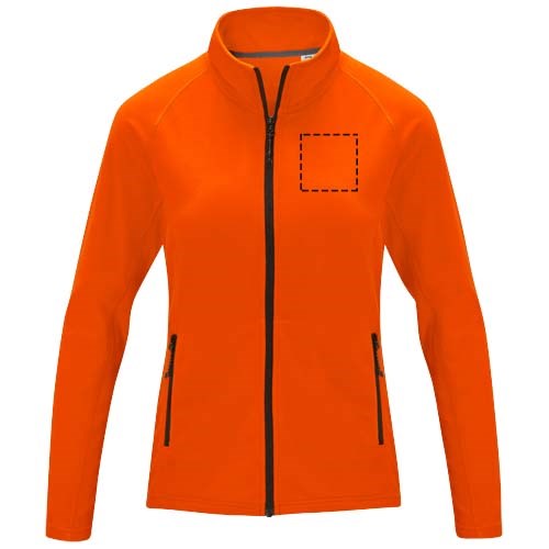 Zelus Fleecejacke für Damen orange