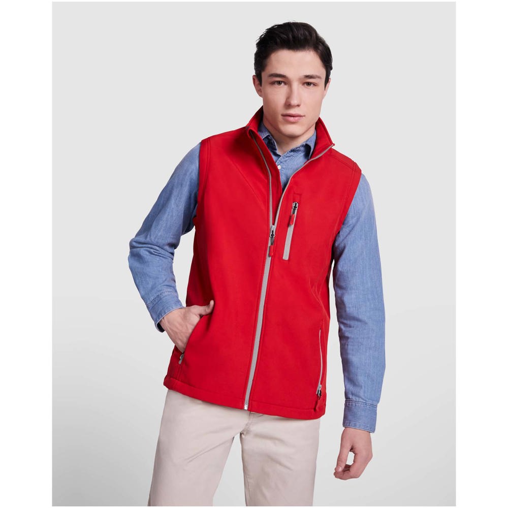 Nevada Softshellbodywarmer Unisex rot