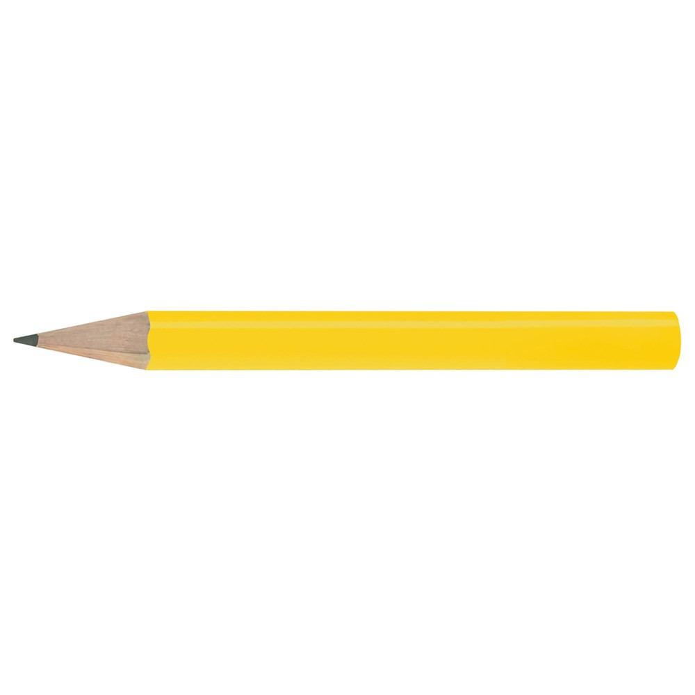 Bleistift, lackiert, rund, kurz