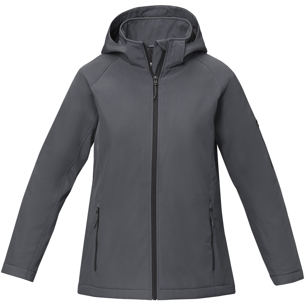 Notus wattierte Softshell Damenjacke storm grey