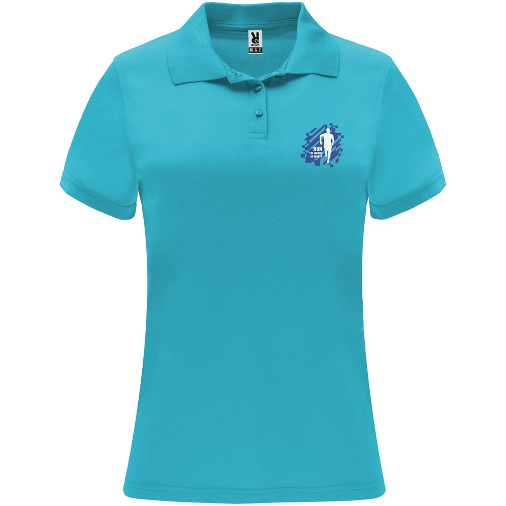Monzha Sport Poloshirt für Damen türkis