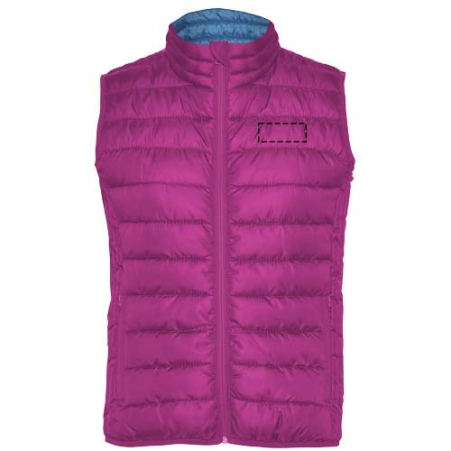 Oslo isolierter Bodywarmer für Damen Fucsia