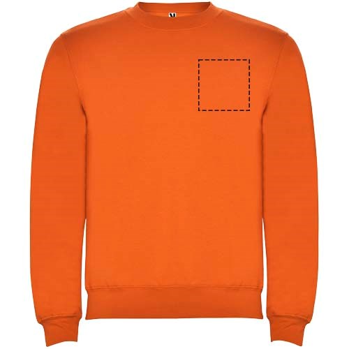 Clasica Sweatshirt mit Rundhalsausschnitt Unisex orange