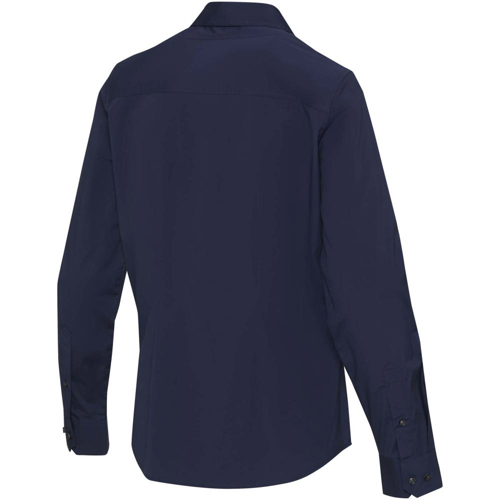 Carnelian Popeline Bluse Navy Blue