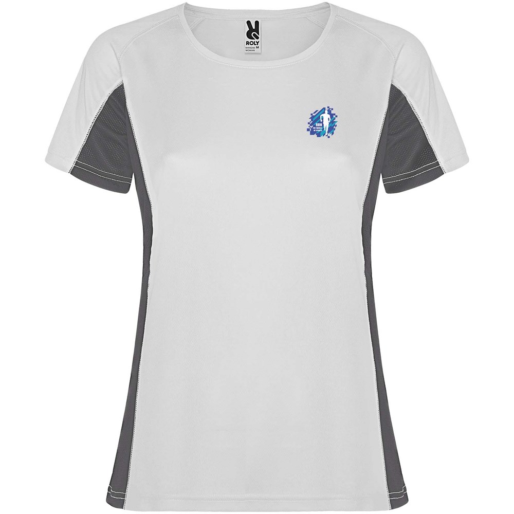 Shanghai Sport T-Shirt für Damen weiss, Dark Lead