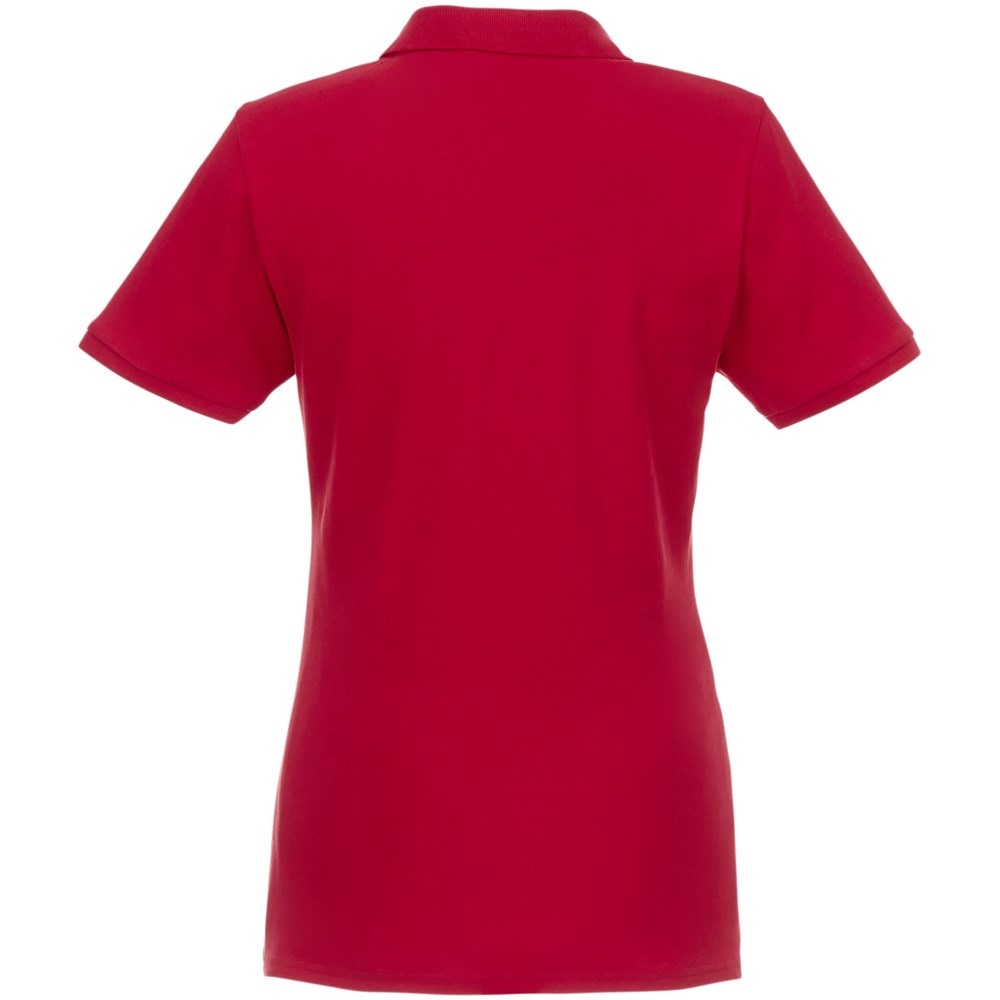 Beryl Poloshirt aus Bio-Recyclingmaterial für Damen rot
