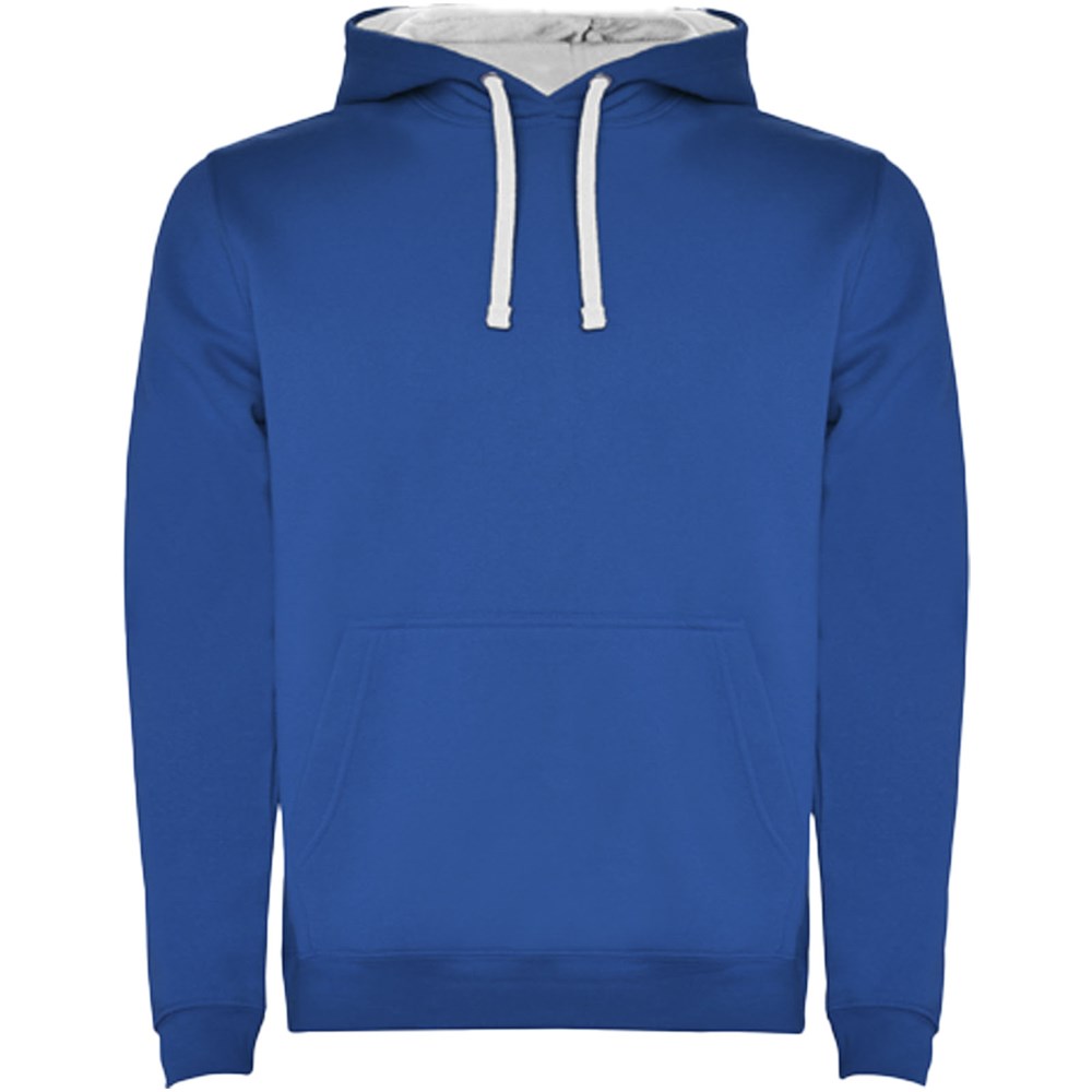 Urban Kapuzenpullover für Herren royalblau, weiss