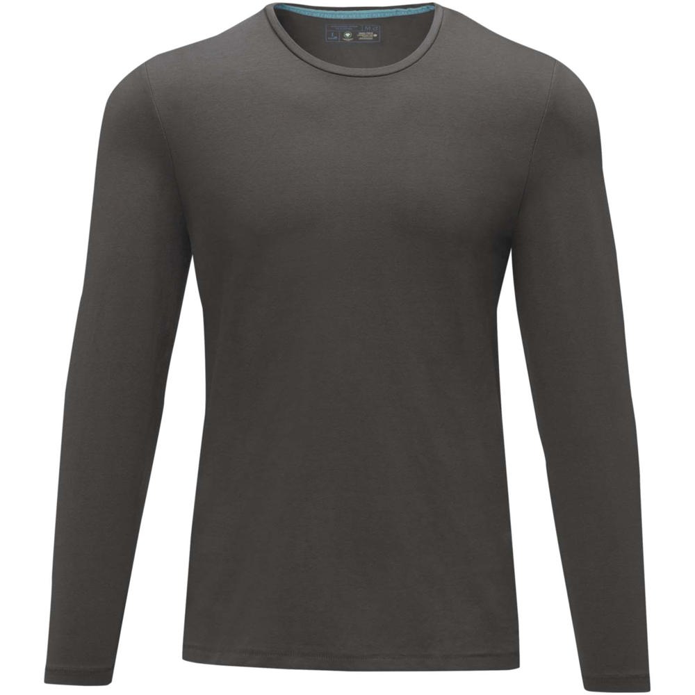 Ponoka Langarmshirt für Herren storm grey