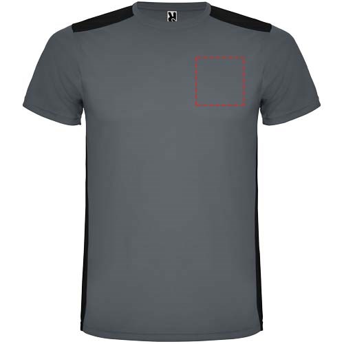 Detroit Sport T-Shirt für Kinder Ebony, schwarz