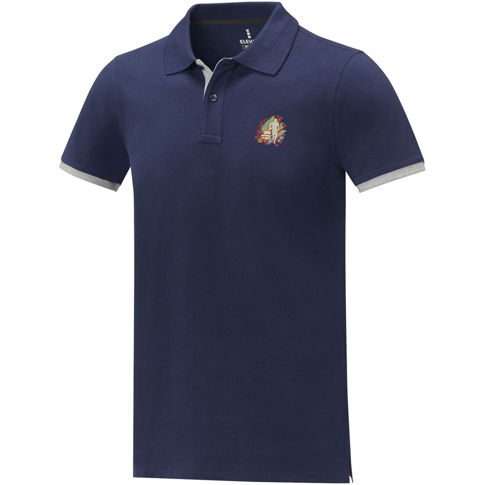 Morgan Polo für Herren, zweifarbig navy