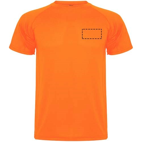 Montecarlo Sport T-Shirt für Kinder Fluor Orange