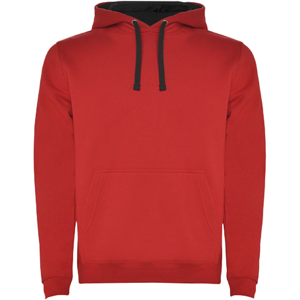 Urban Kapuzenpullover für Herren rot, schwarz