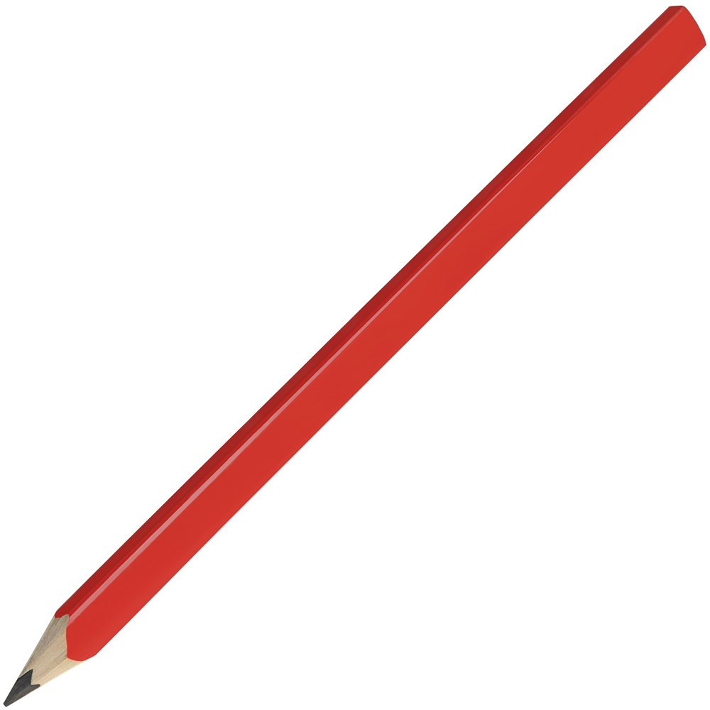 Zimmermannsbleistift, 24 cm, eckig-oval, gespitzt