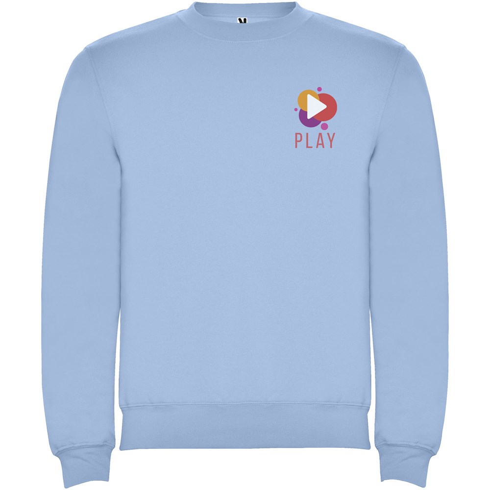 Clasica Sweatshirt mit Rundhalsausschnitt Unisex himmelblau