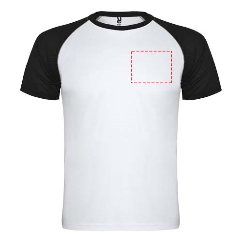 Indianapolis Sport T-Shirt für Kinder weiss, schwarz