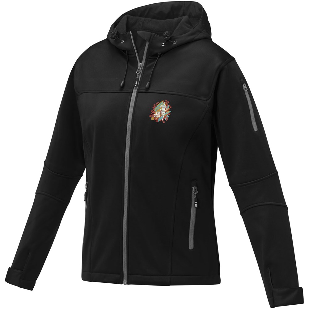 Match Softshelljacke für Damen schwarz