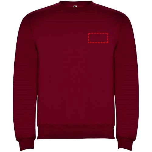 Clasica Sweatshirt mit Rundhalsausschnitt für Kinder Garnet