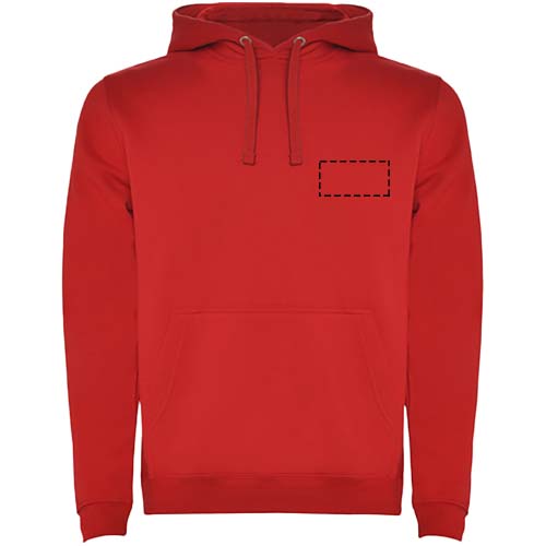 Urban Kapuzenpullover für Kinder rot